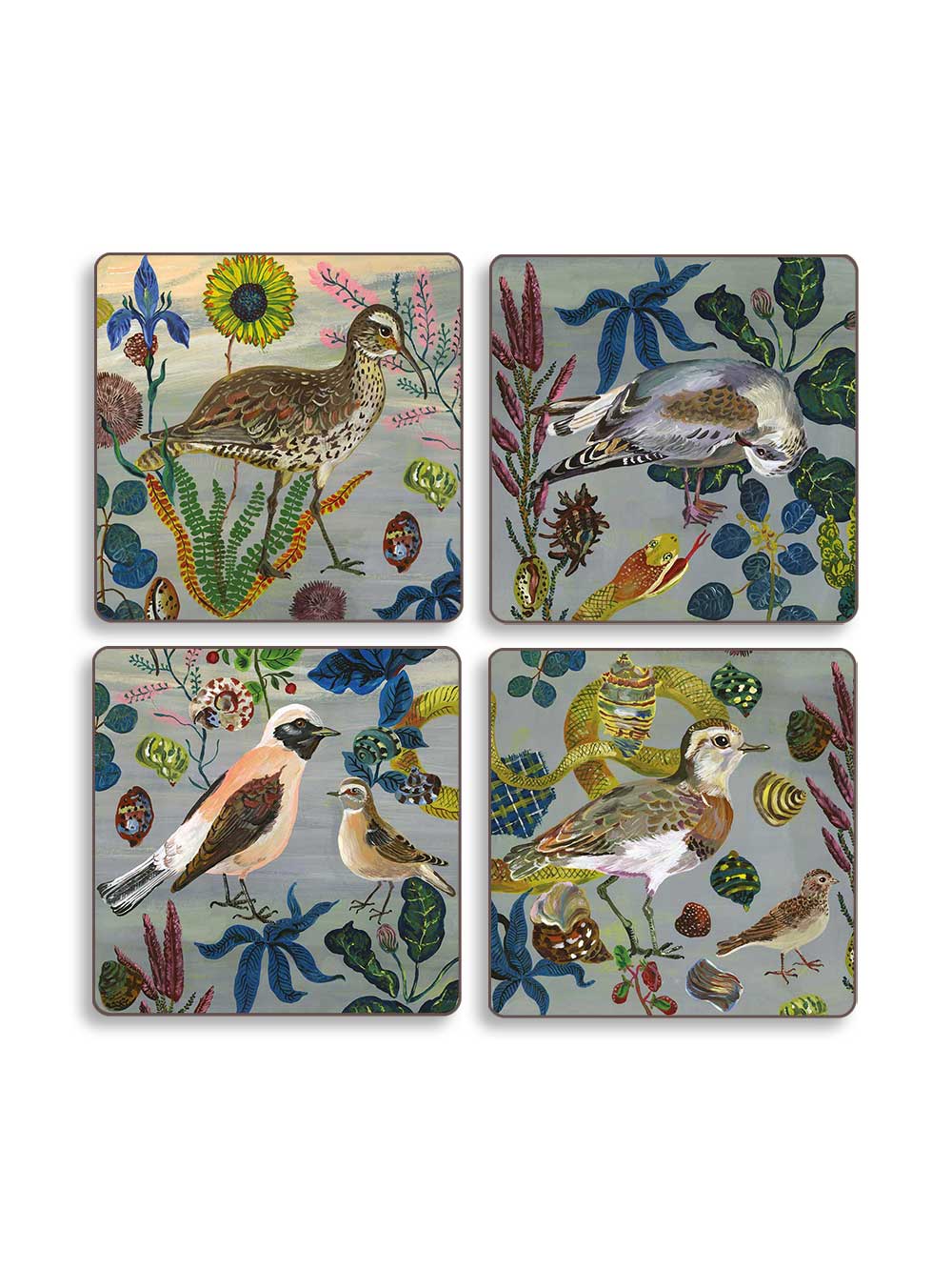 Birds in the Dunes Set of 4 Placemats