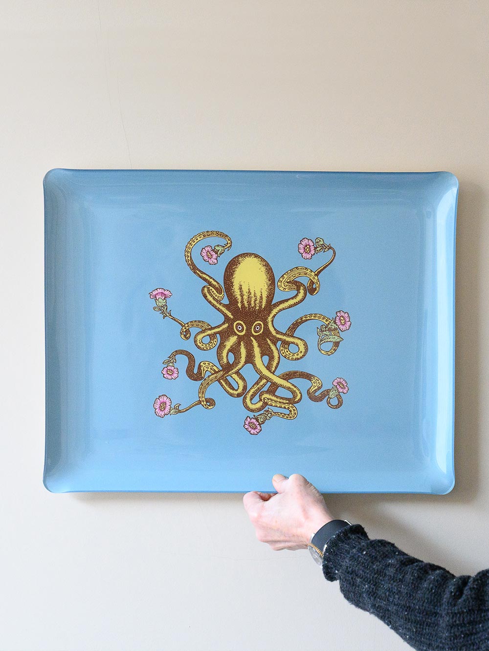 Octopus Rectangular Acrylic Tray