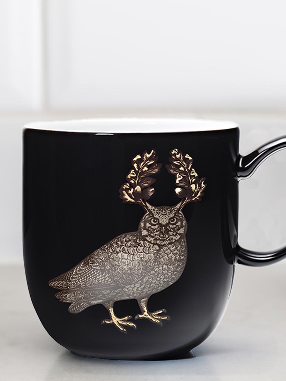 Owl Porcelain Mug