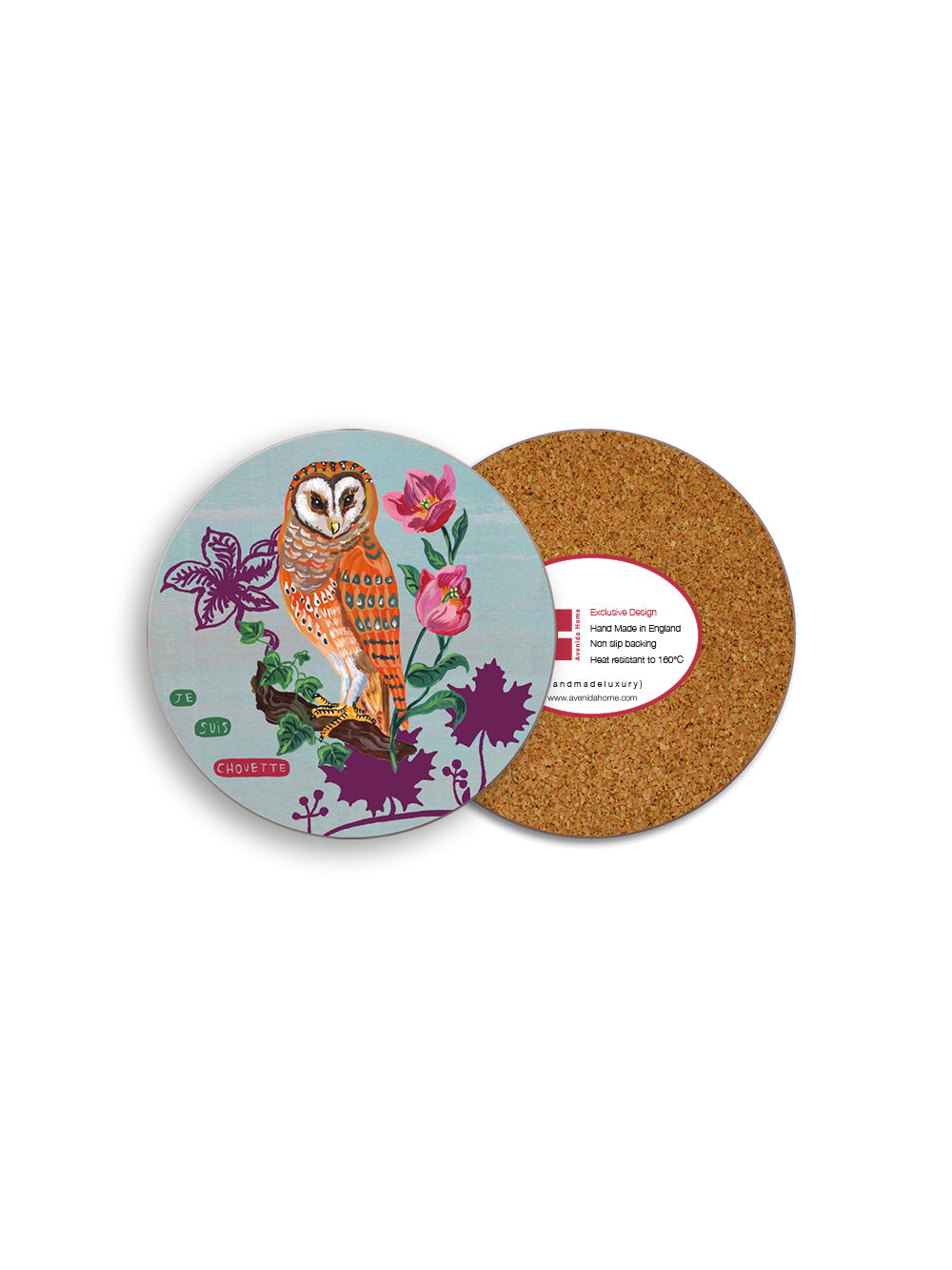 Owls and Squirrels Coaster