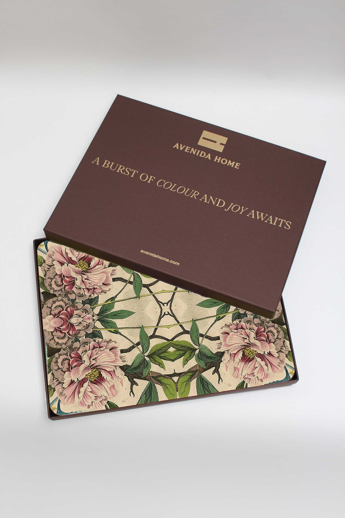 Peonies Set of 4 Table Mats