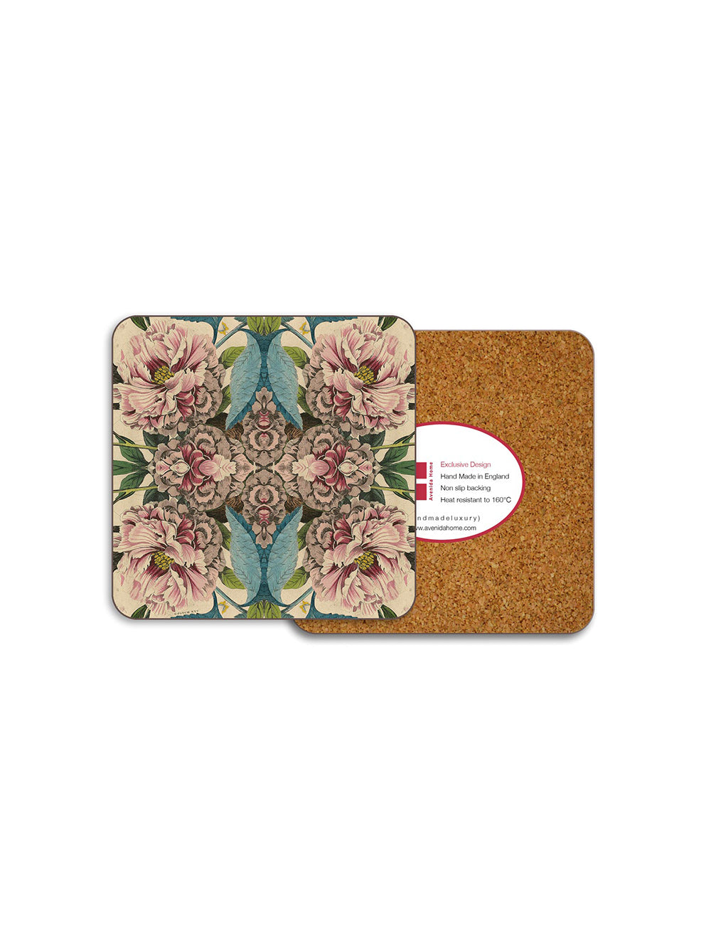 Peonies Square Coaster
