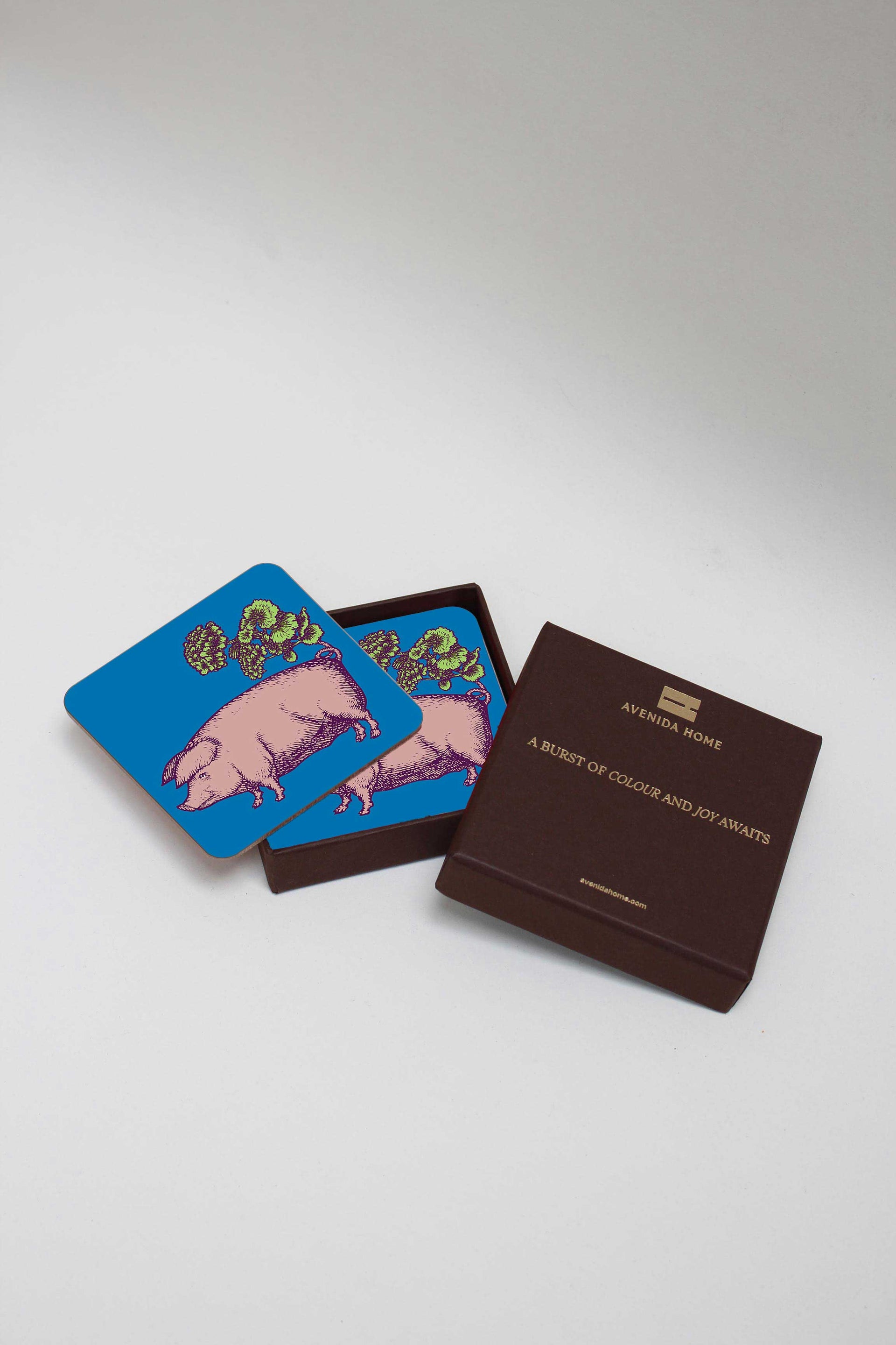 Pig Set of 4 Coasters