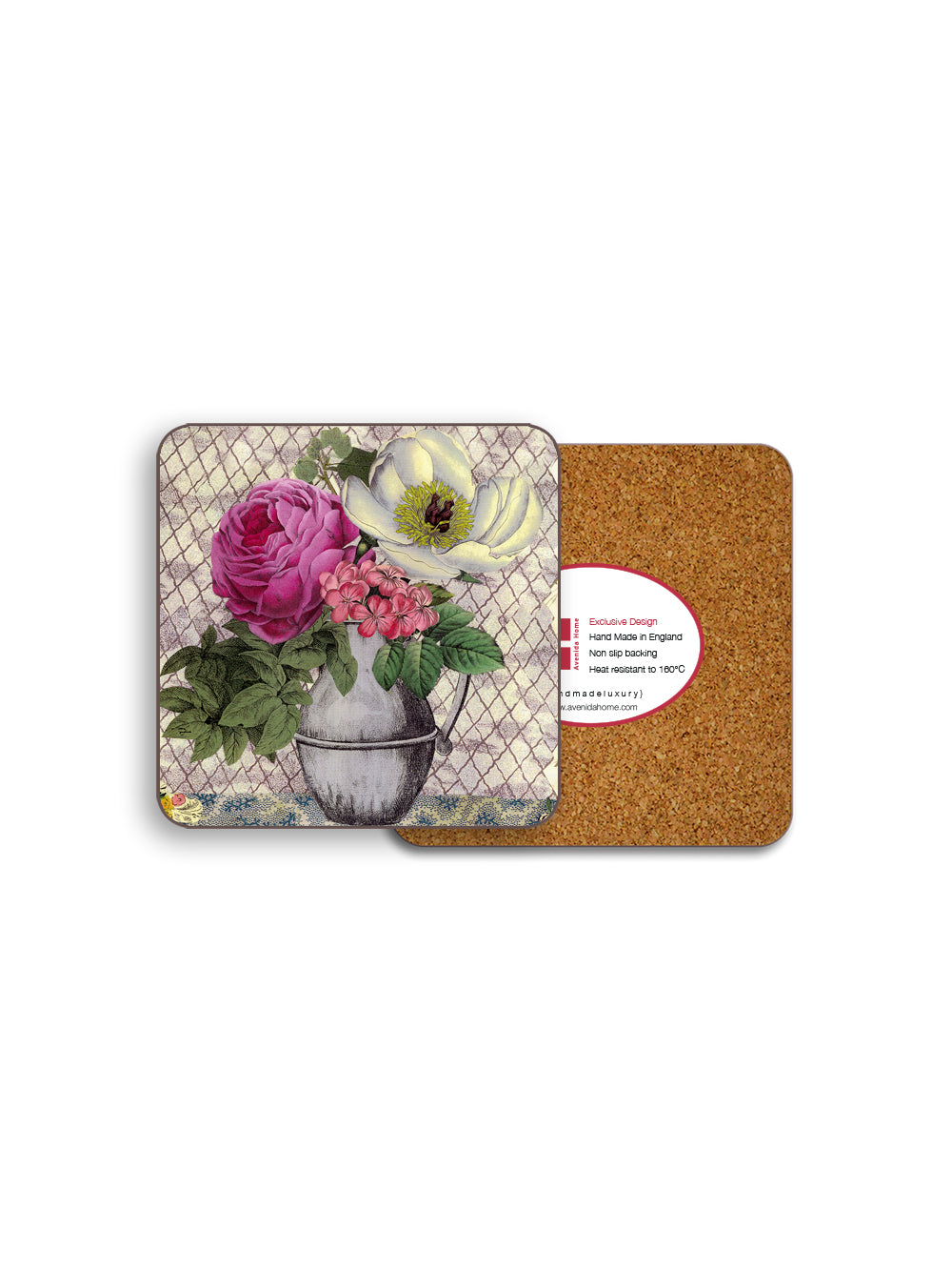Pitcher of Flowers Coaster