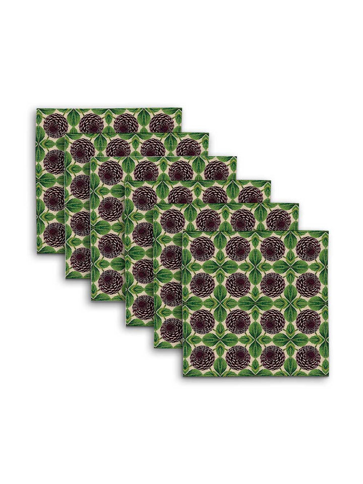 Purple Dahlia Napkin Design by Avenida Home with PATCH NYC 