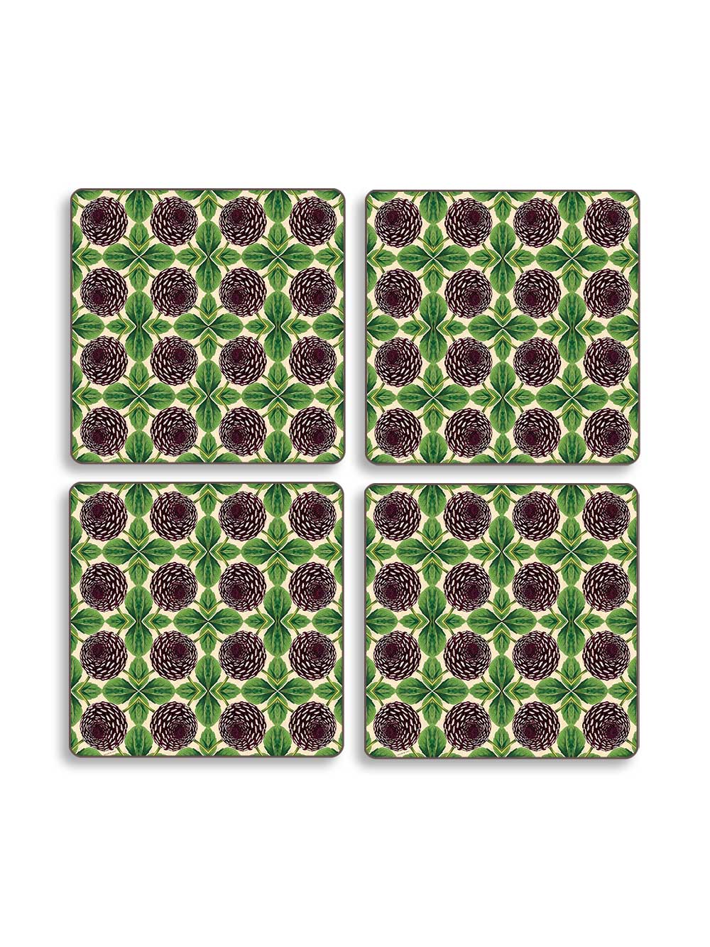 Purple Dahlia Placemat Set Design by Avenida Home with PATCH NYC 