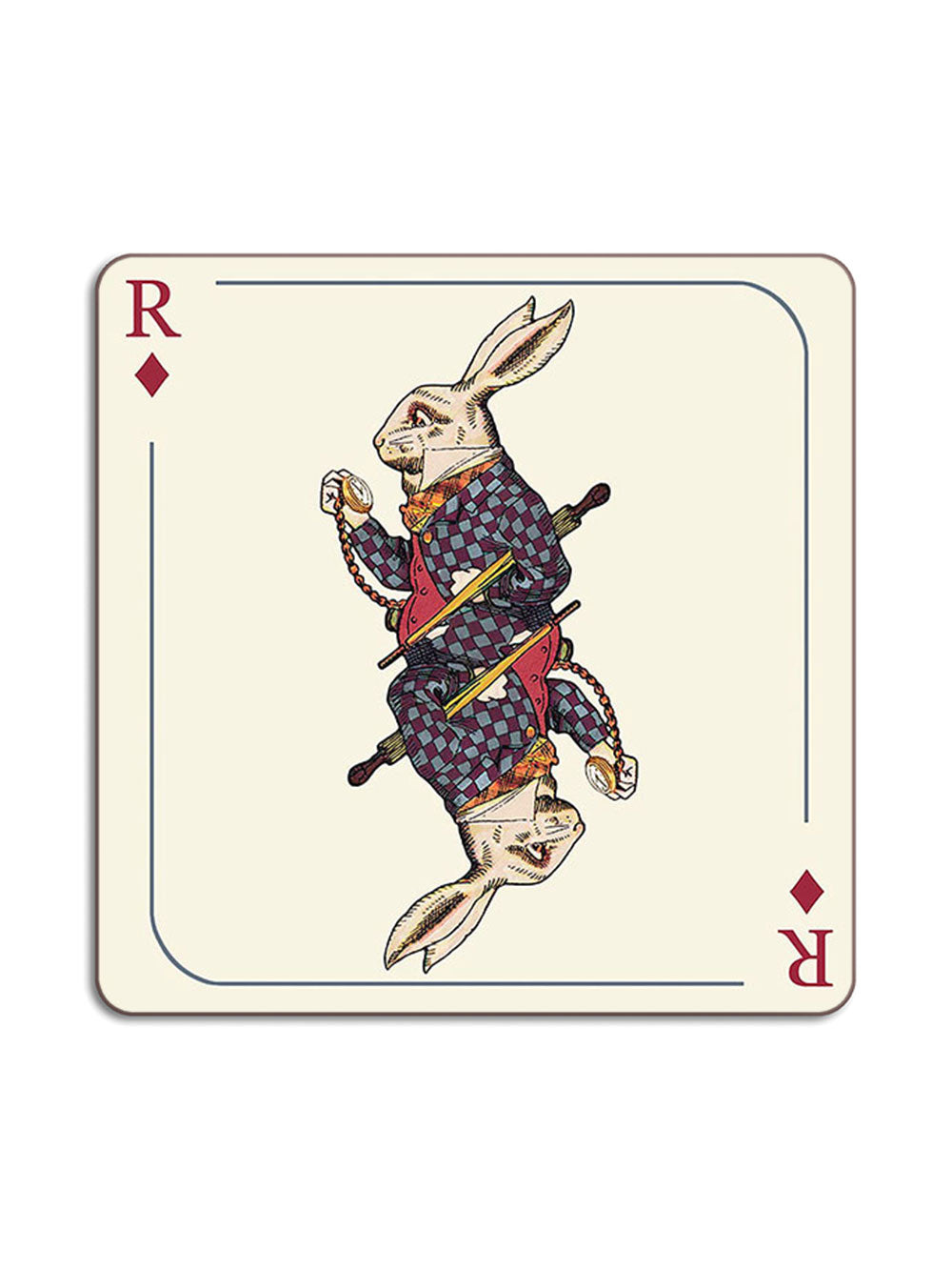 Rabbit Square Placemat from Avenida Home with artwork by Louise Krik