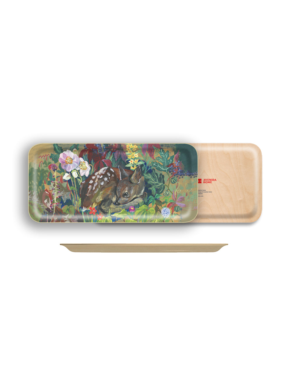 Sleepy Bambi Narrow Rectangular Tray