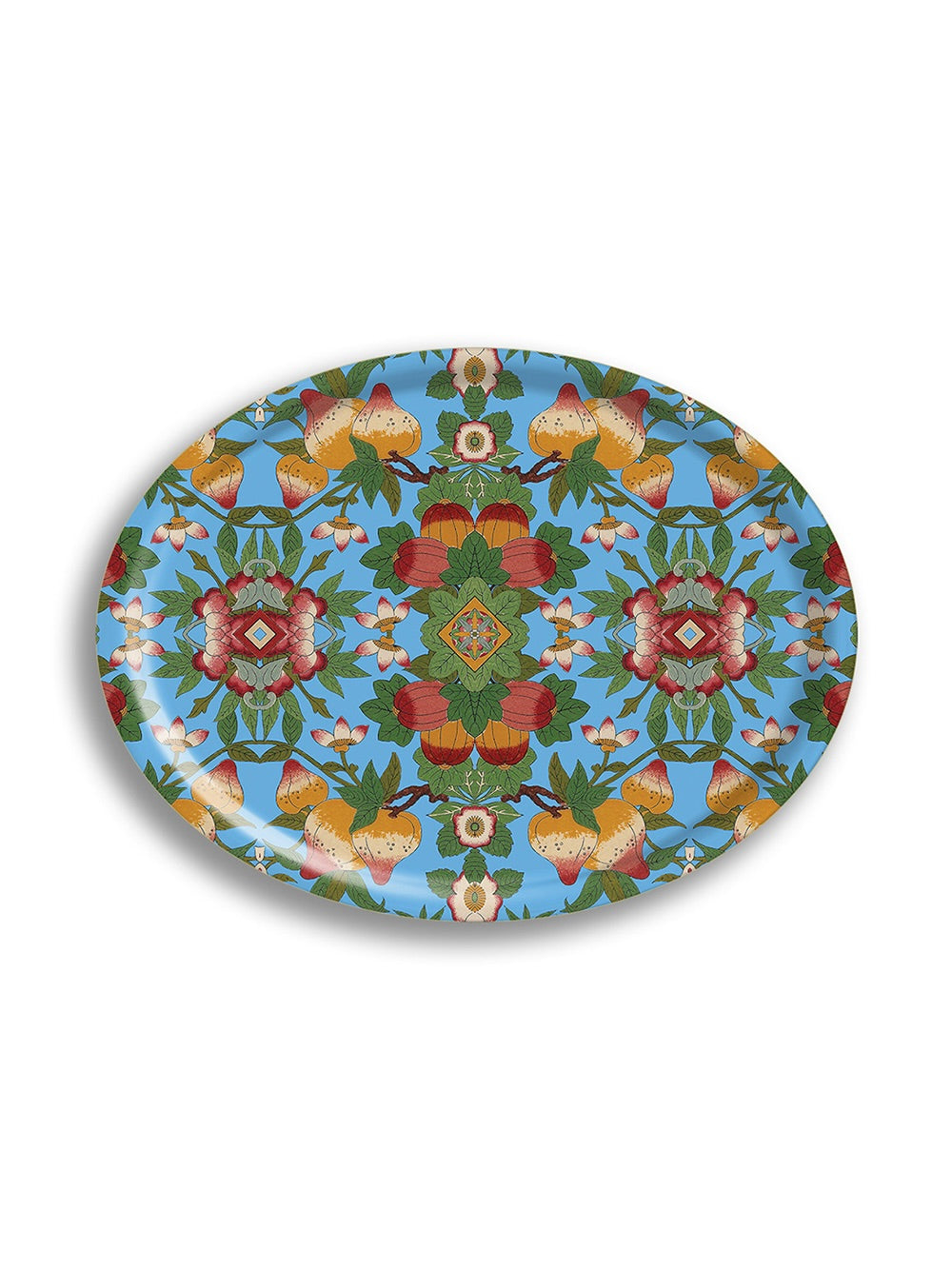 Temple Fruit Oval Tray