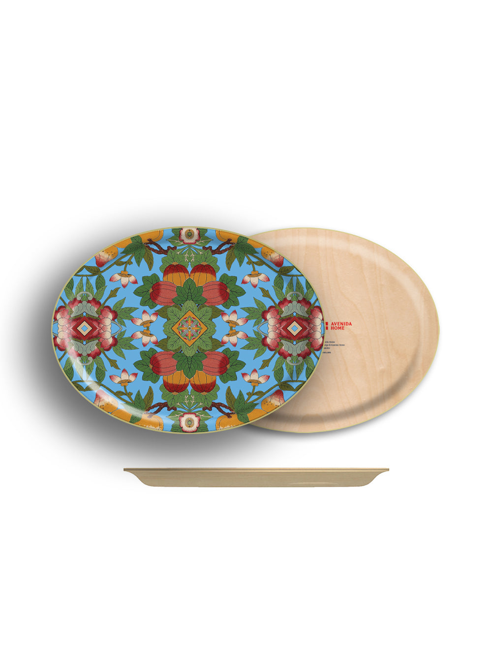 Temple Fruit Oval Tray