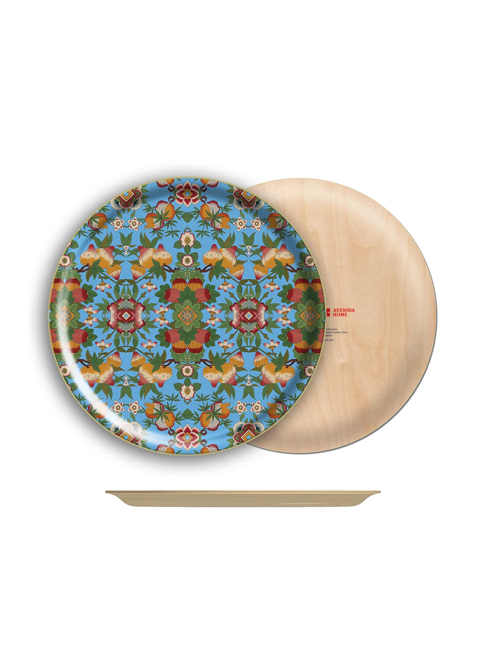 Temple Fruit Large Round Tray