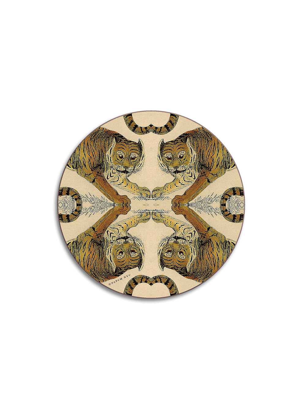 Tiger Round Coaster