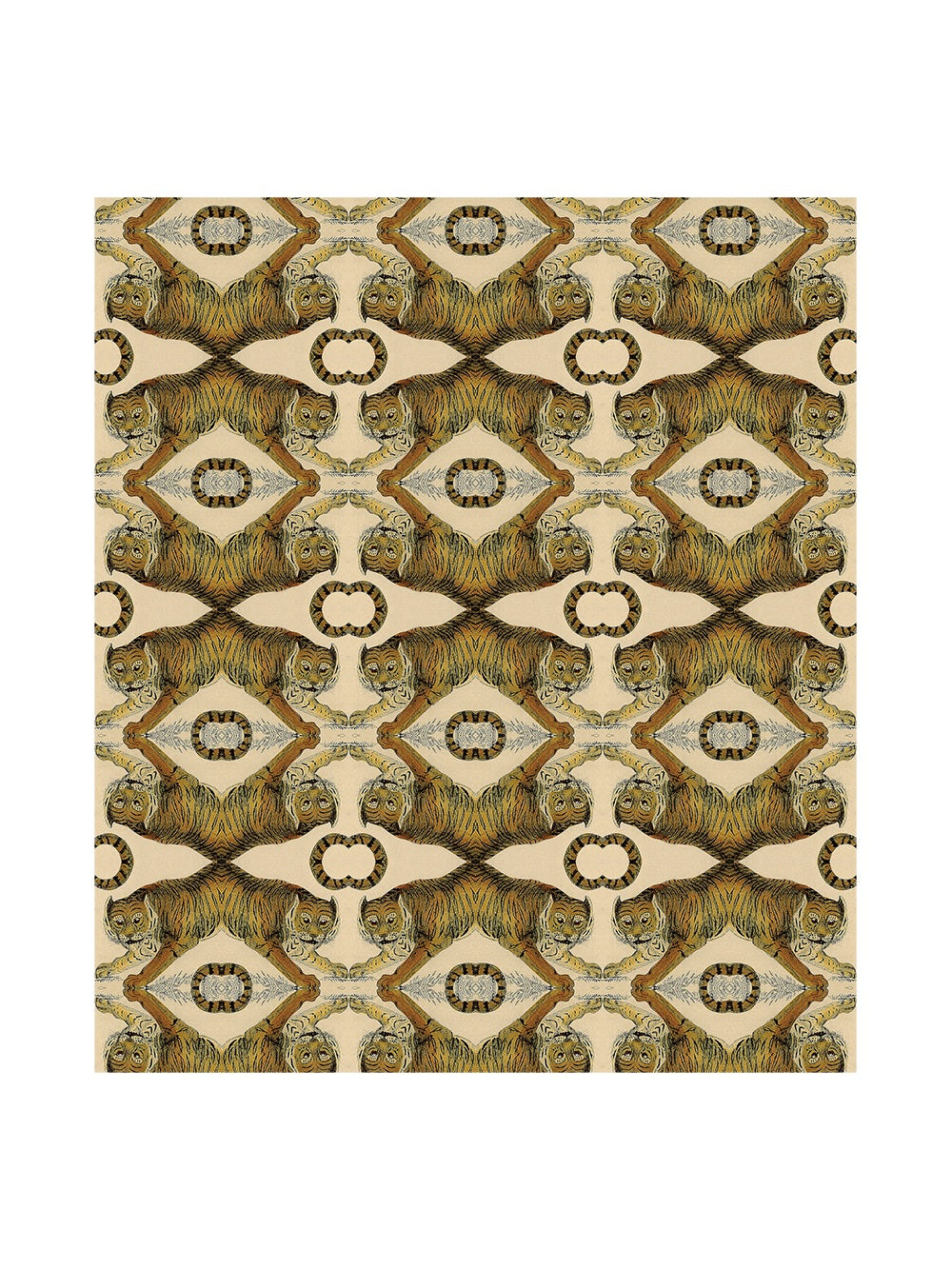Tiger Wallpaper Design by Avenida Home with PATCH NYC 