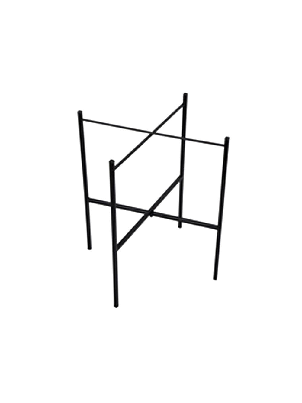 Matt Black Tray Stand 38cm  for Birchwood Trays  By Avenida Home