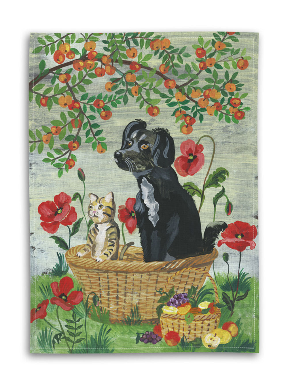 Under The Apple Tree Tea Towel