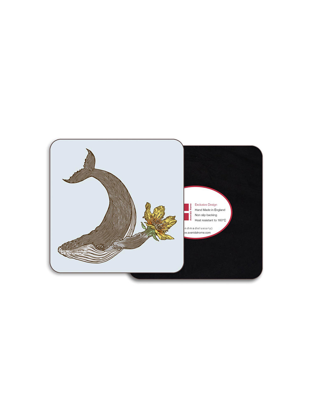 Whale Square Coaster