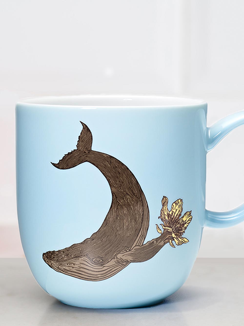 Whale Porcelain Mug