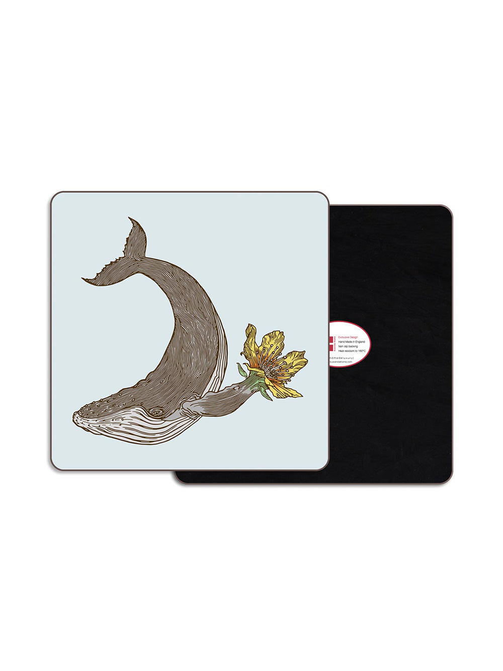 Whale Square Luncheon Placemat