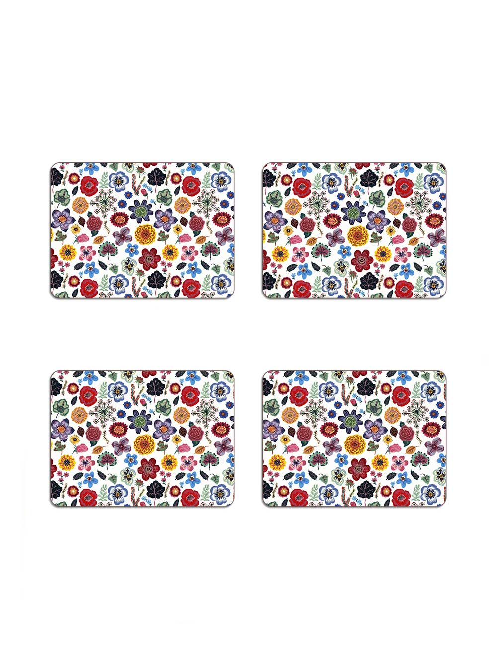 Wild Flowers Set of 4 Table Mats