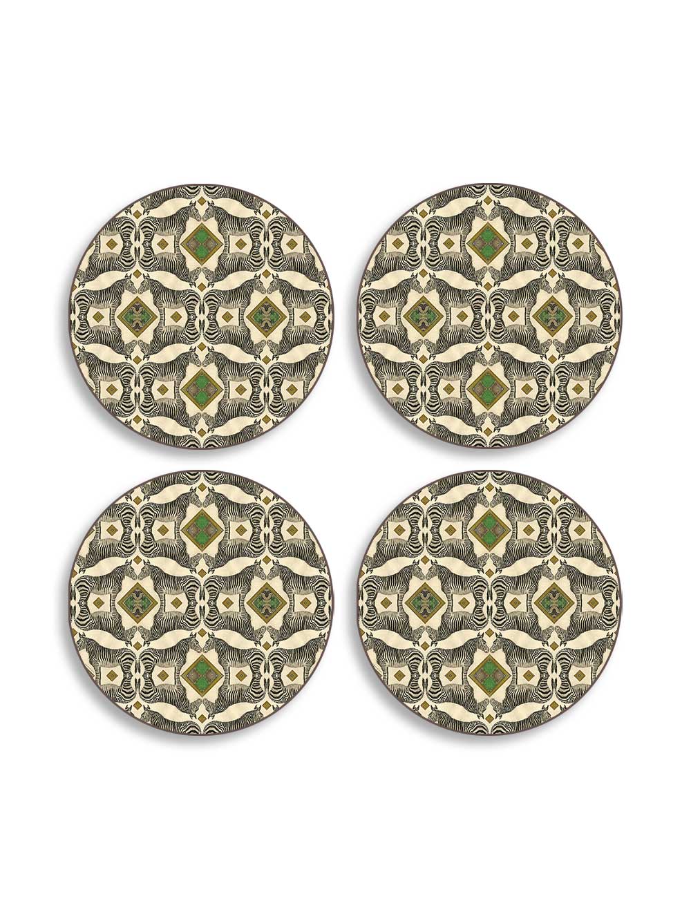 Zebra Placemat Set Design by Avenida Home with PATCH NYC 