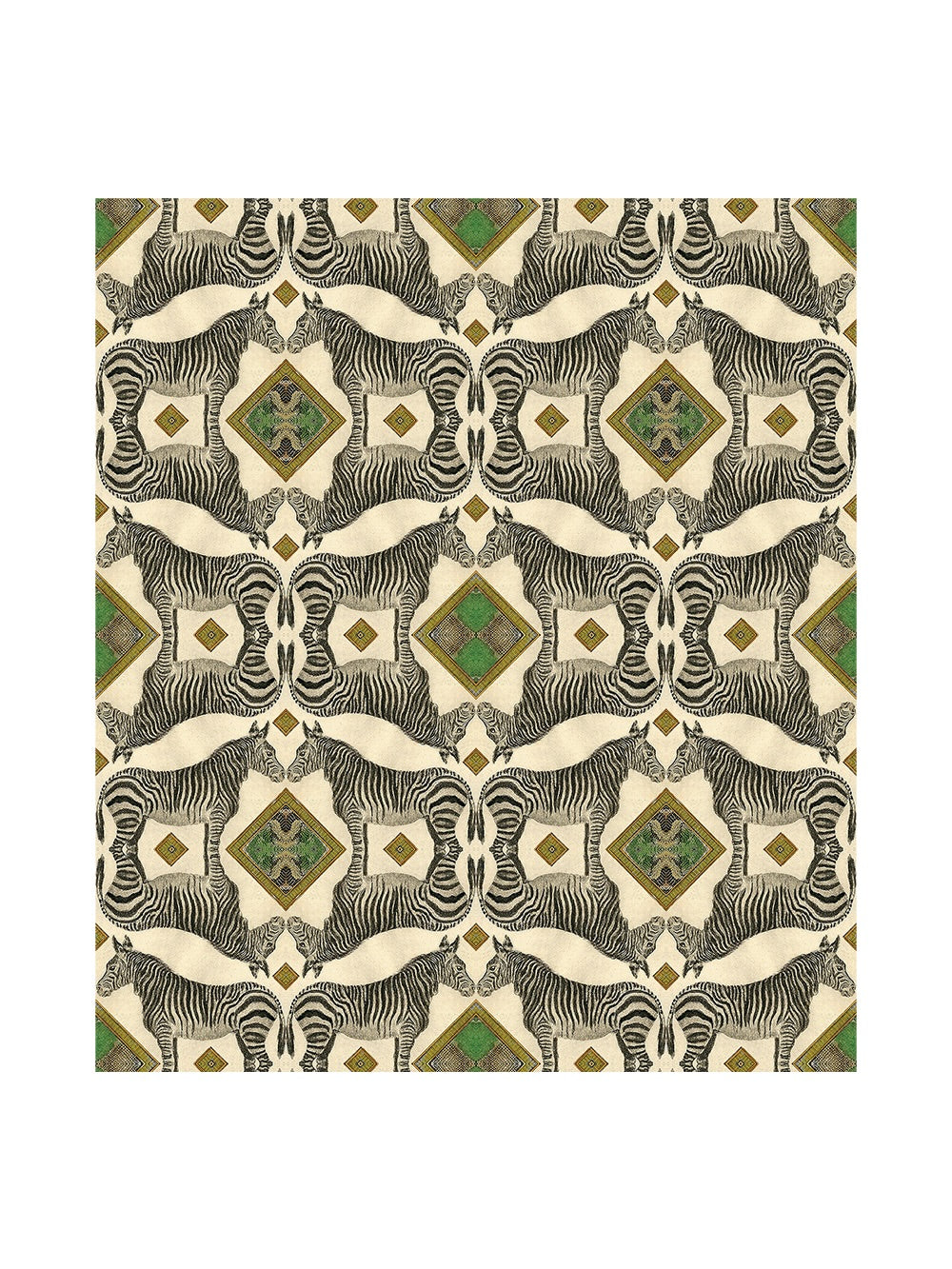 Zebra Wallpaper Design by Avenida Home with PATCH NYC 