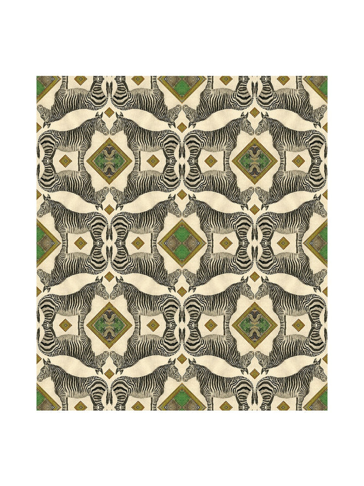 Zebra Wallpaper Design by Avenida Home with PATCH NYC 