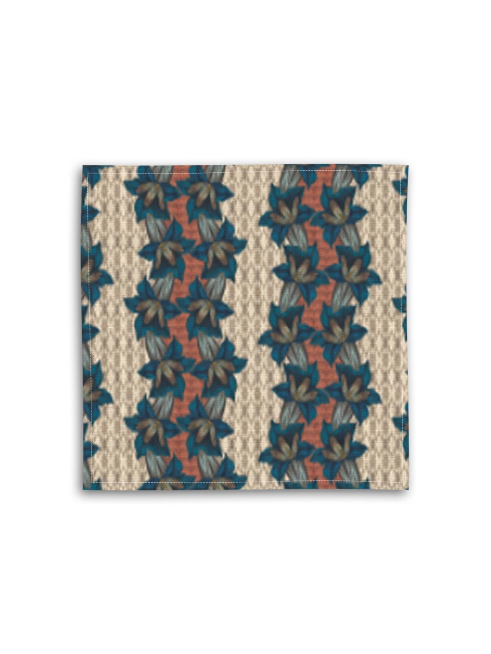 Blue Trumpet Napkin Design by Avenida Home with PATCH NYC 