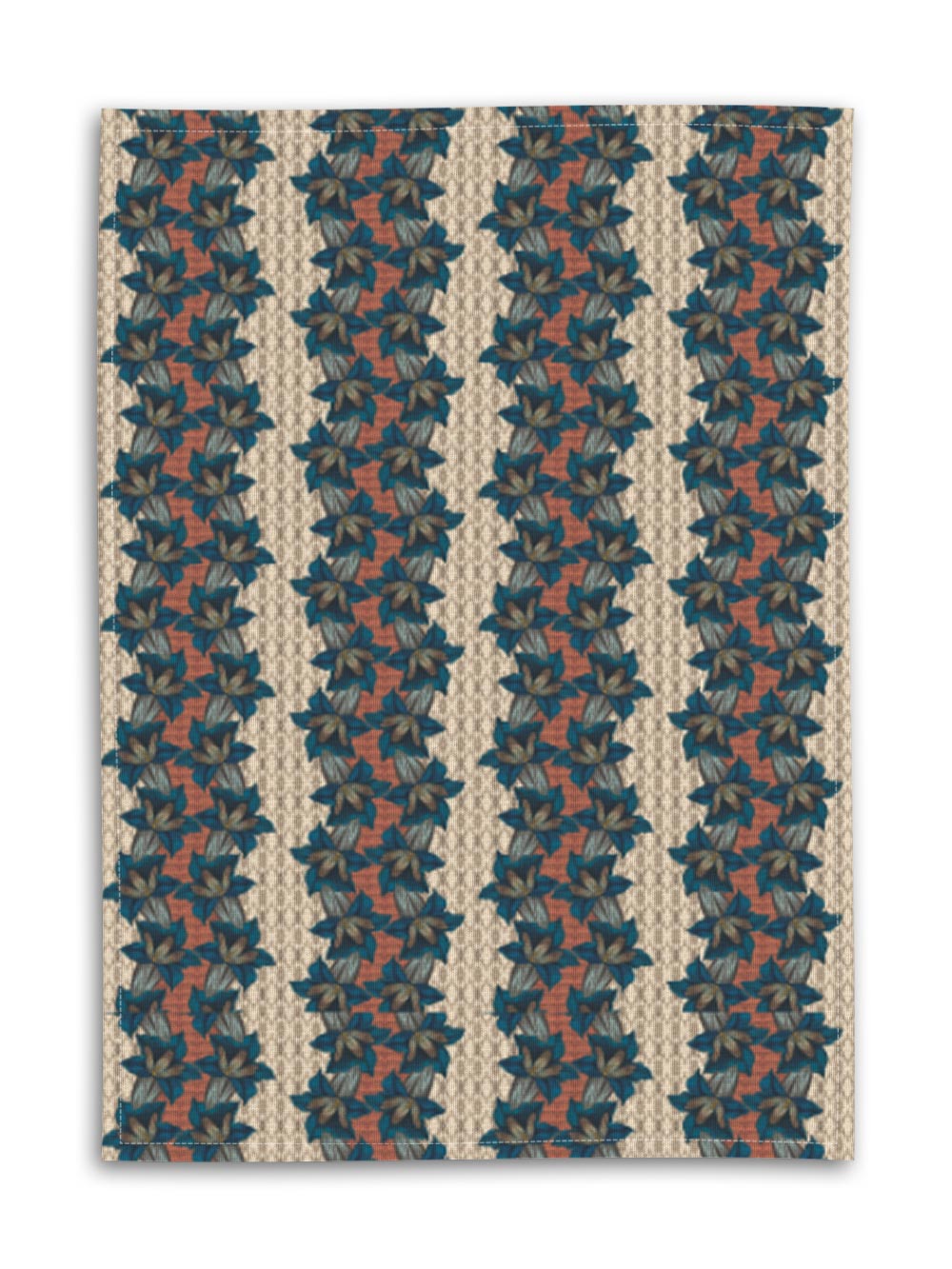 Blue Trumpet Tea Towel Design by Avenida Home with PATCH NYC 