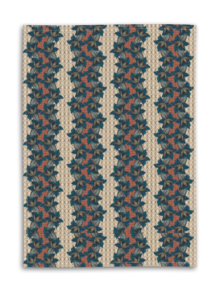 Blue Trumpet Tea Towel Design by Avenida Home with PATCH NYC 