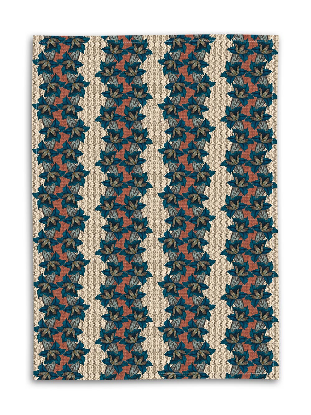 Blue Trumpet Tea Towel