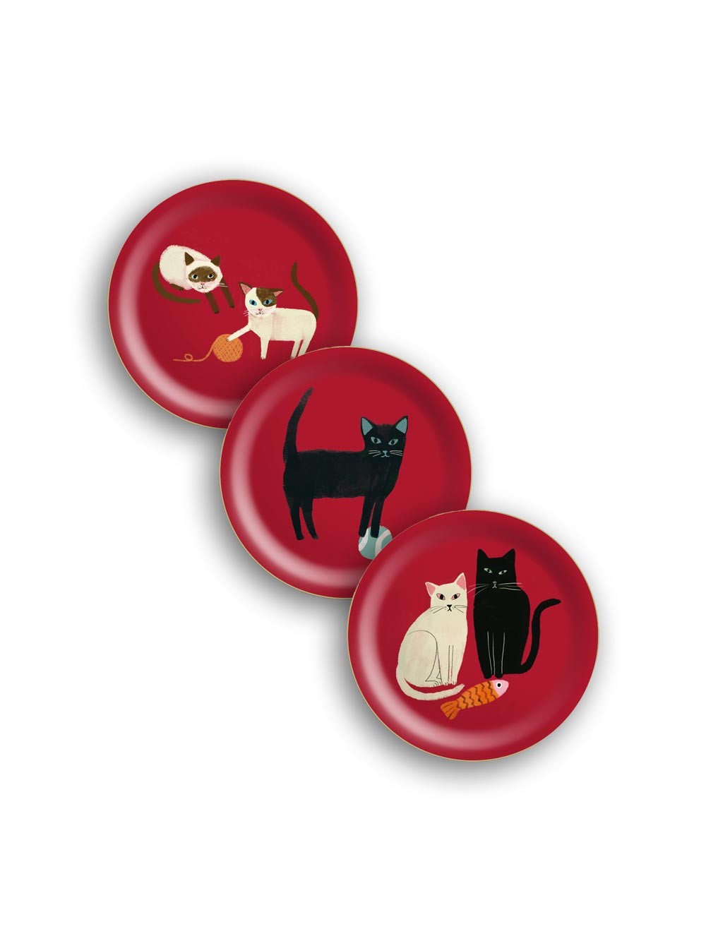 Cats Mini Trays Set of 4
