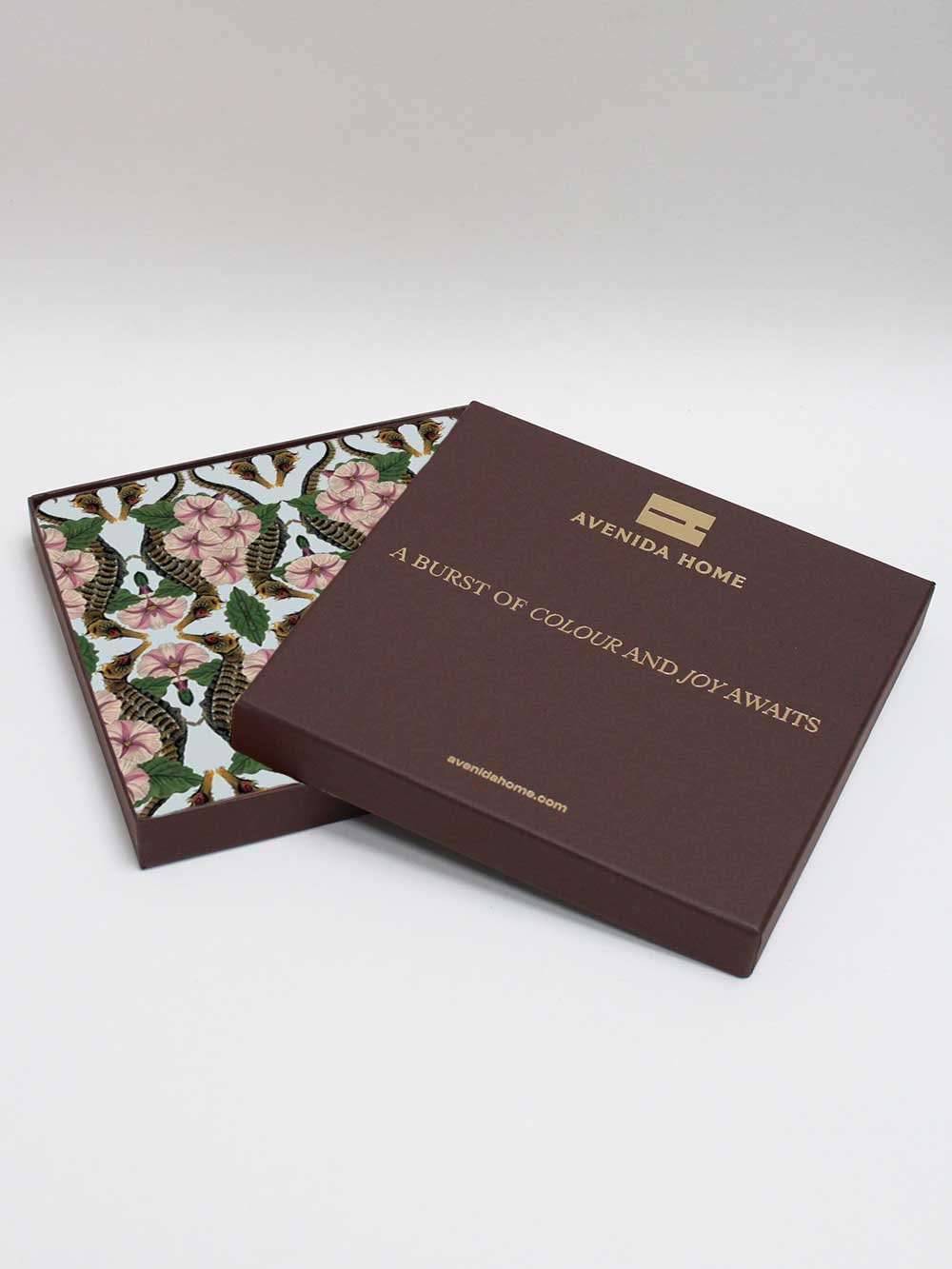 Floral Seahorse Set of 4 Placemats