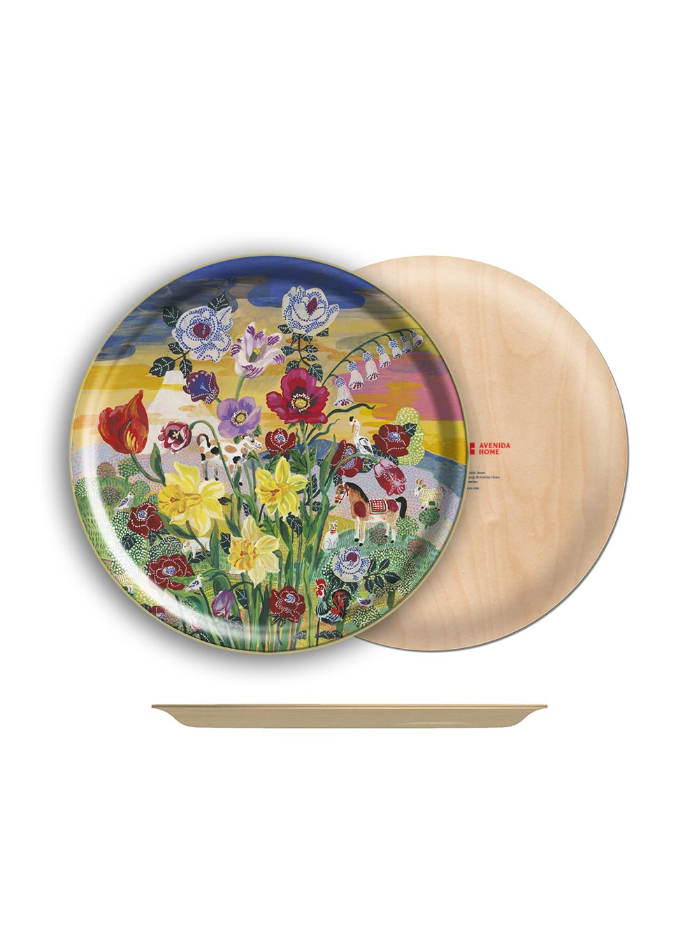 Mount Fuji Round Tray