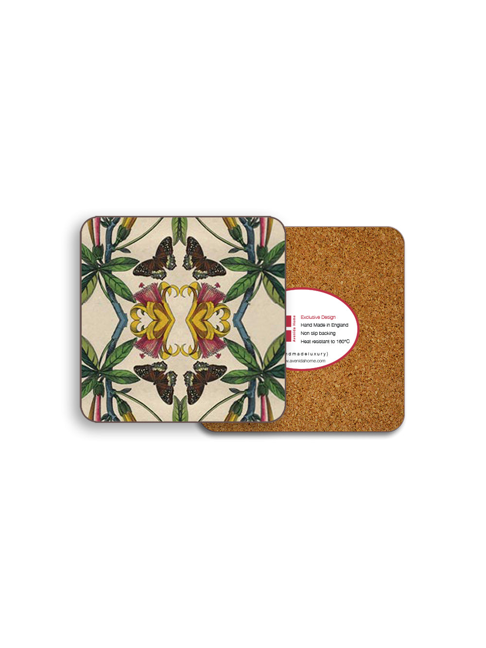 Yellow Flower Square Coaster